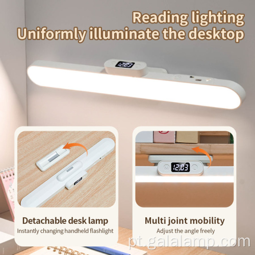 Ímã de lâmpada de mesa moderna com controle remoto de carregamento